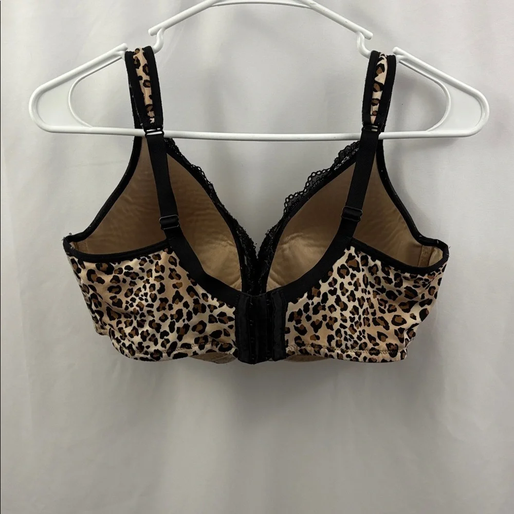 Lane Bryant Cacique 40DDD Leopard Plunge bra - Picture 4 of 6